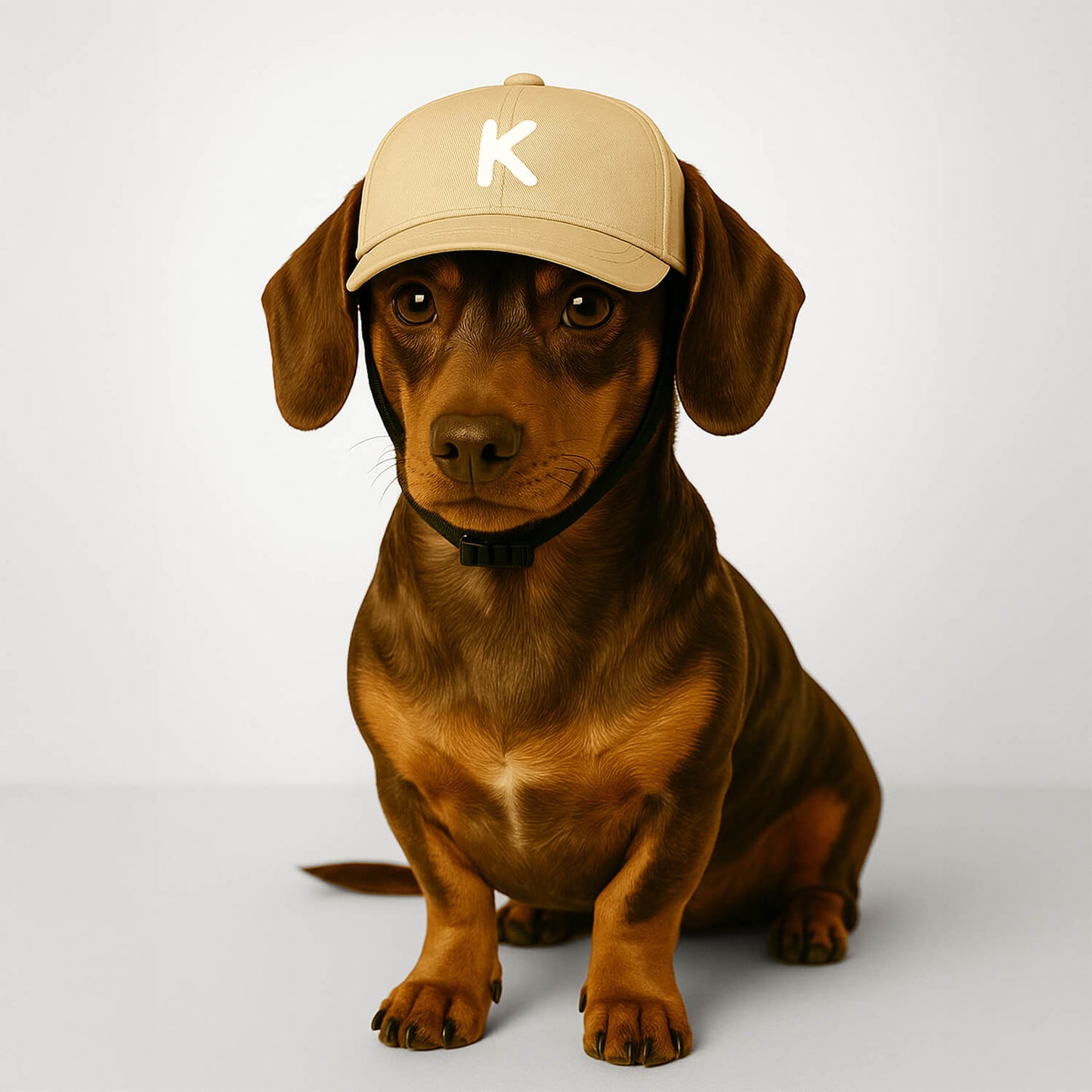 Monogram Hat – Beige