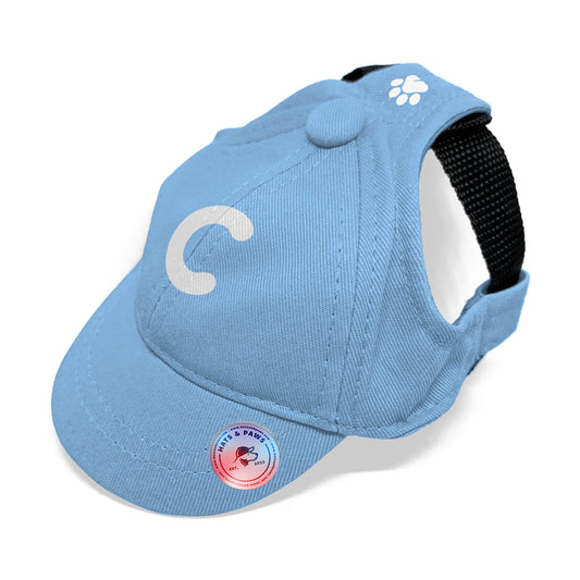 Monogram Hat – Light Blue